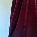 Susan Graver Maroon Velvet wide leg pants Photo 2