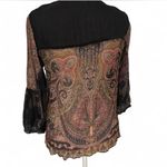 Nanette Lepore Paisley Print Vintage Blouse Size 6 Photo 3