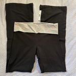 Victoria's Secret Y2K  All Day Cotton Foldover Waist Flare Yoga Pants Photo 2
