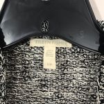 Eileen Fisher {} Knit Black and White Cap Sleeve Organic Knit Cardigan Size Small Photo 5