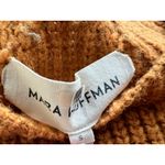 Anthropologie Mara Hoffman Eliza Sweater Pumpkin Orange Small Baby Alpaca Photo 5