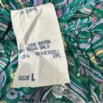 Vintage paisley sweater and skirt set size large Green Photo 5