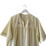 secret treasures  Sleepwear Vintage Button Down Short Sleeves Oversized XL #1917 Photo 2