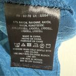 Anthropologie Holding Horses Blue Jacquard Cold-Shoulder Dress Size M Photo 4