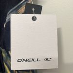 O'Neill  Black Mini Wrap Dress Tropical VNeck Brennan Coconut Girl Size Small NWT Photo 7