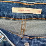 Levi's Levi’s Wedgie‎ Skinny Jeans Button Fly Distressed Photo 4