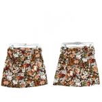 ZARA  Women’s Multicolor Floral Microfiber Belted Mini
Skirt Cottage Grandma XS Photo 2