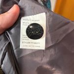 Trisha Tyler Knit Jacket Blue Orange Multi Striped Button Front‎ blazer Funky Size L Photo 6