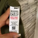 Miss Guided || Sage Green String Front Slit Maxi Scrunch Skirt SZ 8 Photo 4