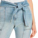 Jonathan Simkhai Standard Henley tie waist high rise jeans in Zuma light size 27 Photo 4