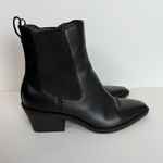 Open Edit Stylish Black Chelsea Ankle Boots Low Heel Women Size 9 Photo 6