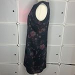 Mario Serrani  Modern Fit Stretch Knit Shift Dress BLACK FLORAL Size Medium Photo 4