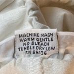 Bryn Walker Bryan Walker Large Linen Cream Color Cropped Pants w/Pockets Stretch Waistband Photo 10