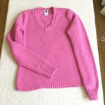 Gap Vintage Y2K Chunky V-Neck Sweater Pink - Sz Small Photo 0
