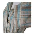 Christopher & Banks  Stretch Multicolor Wrinkle Jacket Blazer Size L 3/4-Sleeve Photo 7