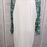 Torrid DISNEY/ Holiday Pajama Top 3/4 Sleeve Mickey Mouse Cream/Green Multi-2X Photo 4