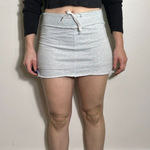 No Boundaries  Gray Mini Skort Sweatpant Material Size Small Photo 0