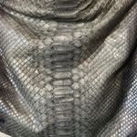 Vintage Jalda PYTHON snakeskin shoulder bag. Snake Python Gray Silver Photo 1