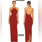 Nookie Australia Formal Bodycon Low Back Floor Length Maxi Lexi Chain Gown Slit Photo 1