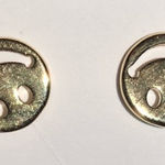 Evry Jewels Gold Smiley Face Stud Earrings Photo 0