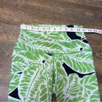 Alo Yoga Leggings Womens XS High Waist Capri Green Palm Springs Print Pants Photo 4