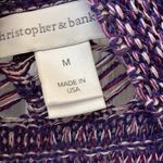Christopher & Banks FINAL MARKDOWN  open knit vest medium Photo 3