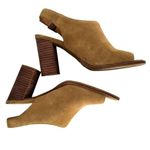 Madewell  The Cary Sandal in Faded Birch Suede Women's Size 8 Block Heel Open Toe Photo 5