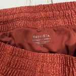 Athleta Women's Small Orange Zip Pocket Printed Mesh Racer Run Short 4” Inseam Photo 4