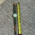 Romica unisex vintage gold tone genuine leather‎ adjustable bracelet watch Green Photo 4