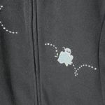 Holiday Editions Womens Black Fleece Ghost Trick or Treat Vest Size S Photo 2