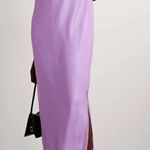 Vince  100% Silk Cowl Neck Slip Dress Lilac Lavender Midi Lined Midi Dress Size L Photo 0