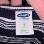 Old Navy blue striped stretchy short sleeve mini dress Photo 4