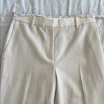 Nili Lotan $650 Pleated High Rise Trousers 100% Virgin Wool Made in USA Sz 4 White Photo 8