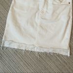 Wilfred  Free white denim skirt. Frayed hem size 2 Photo 2
