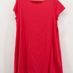 Gap NEW NWT  Women's XL Red Casual T Shirt Dress Short Sleeve With Pockets Cotton Photo 0