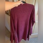 Vocal GORGEOUS maroon with sparkle cardigan Photo 3