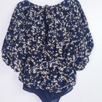 Free People  Dessa Womens Floral Thong Bodysuit Photo 4