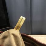 Polo RALPH LAUREN HOUNDSBONE Shoulder DRAWSTRING BUCKET BAG Brown Leather Photo 14