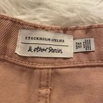 & Other Stories & Other Stories High Waist Cut Off Shorts in Pink Size 28 Photo 5