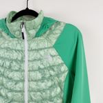 The North Face  ThermoBall Hybrid Jacket Green Full Zip Hooded Women's Medium Photo 3