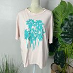 Free People x vintage souls • palm tree graphic oversized tee Photo 1