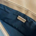 EXPRESS Tan Vegan Leather Clutch Photo 2