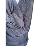 Free People  Let’s Dance Cheetah Black Cocktail Deess Size 8 Photo 3