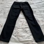 Everlane black high rise straight leg jeans, size 26” minimalist quiet luxury Photo 9