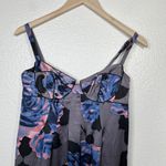 Rebecca Taylor bustier dark floral slip dress size 6 Photo 2
