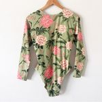 Agua Bendita x Target Peony Print Long Sleeve One Piece Swimsuit Photo 2