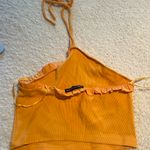ZARA Cropped Halter Knit Top Photo 4