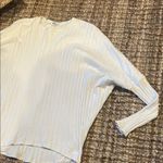 Dot Clothing White Lined LS Blouse Size Large Photo 5