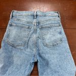 Old Navy Light Wash Distressed Extra High Rise Sky-Hi Straight Jeans Photo 11