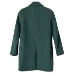 Madewell Hollis Double-Breasted Coat Smoky Spruce Size XS wool blend warm cozy Photo 2